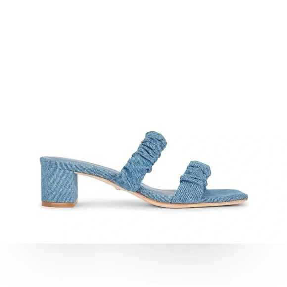 RAYE Women’s Blue Denim Posh Sandal Size 8 - Picture 5 of 14
